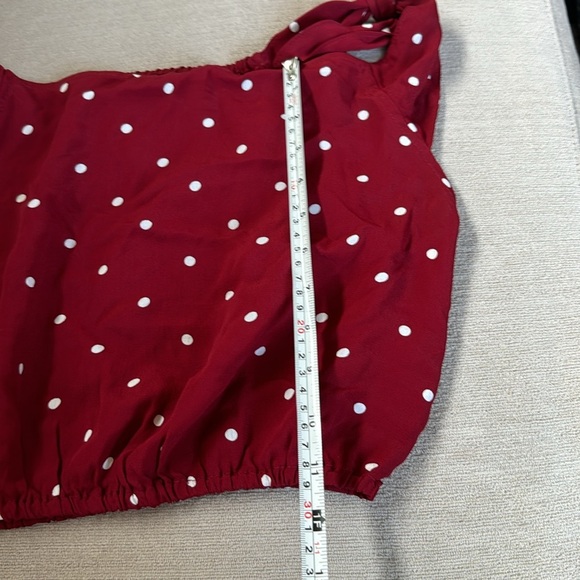 Flynn Skye  Polka Dot Short  Red Top - Picture 3 of 6